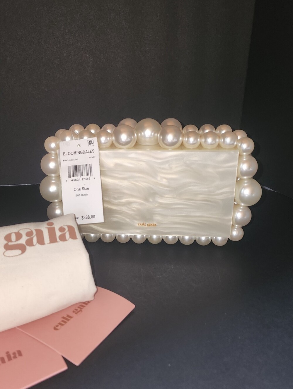 Cult Gaia Eos Clutch NWT (Slught Flaws)